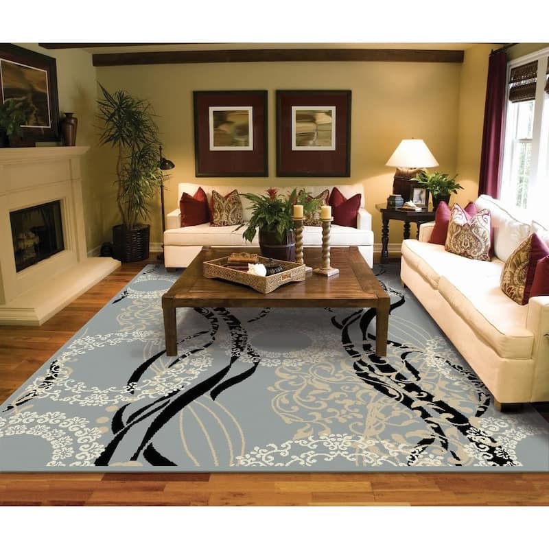 Copper Grove Raasepori Wool Area Rug - 8'x11' - Grey