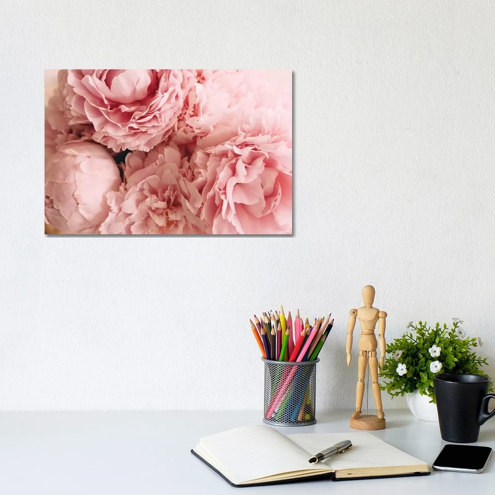 iCanvas "Blush Peonies" by Chelsea Victoria Canvas Print