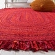 preview thumbnail 28 of 69, SAFAVIEH Handmade Braided Libby Country Cotton Rug with Fringe