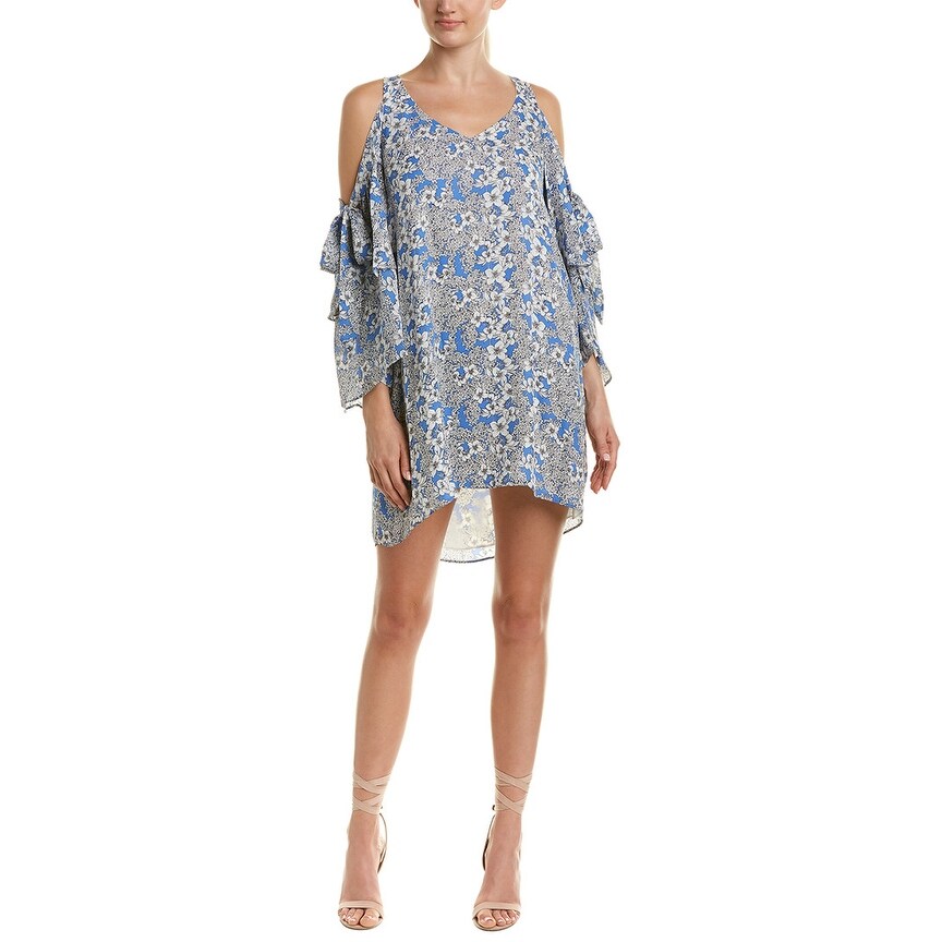 silk shift dress with sleeves