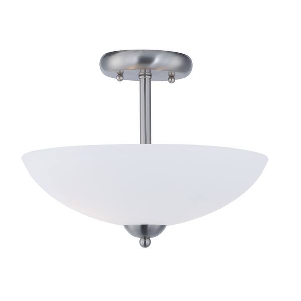 slide 2 of 4, Taylor 2-Light Semi-Flush Mount