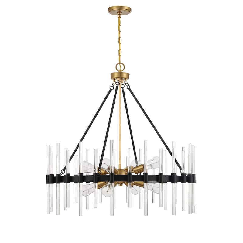 Savoy House 7-1937-8 Santiago 8 Light 30" Wide Crystal Pendant