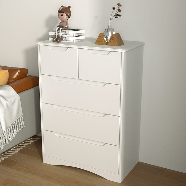 6-Drawer Dressers,Dresser Vertical Storage Tower for Bedroom, Rattan