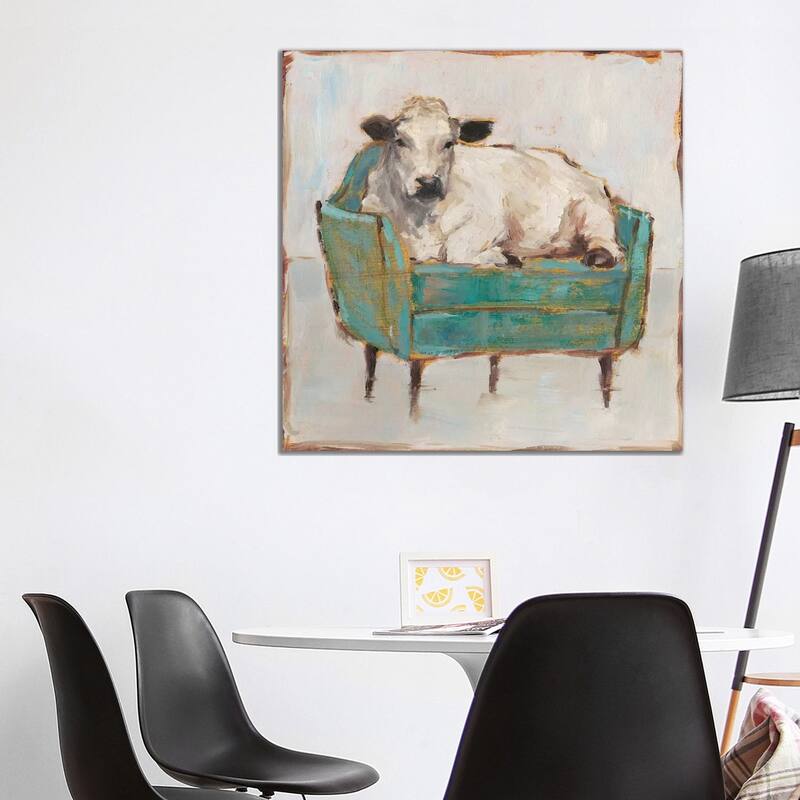 iCanvas "Moo-ving In I" by Ethan Harper Canvas Print - 37x37x1.5