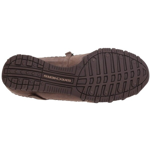 skechers women's bikers mary jane flat