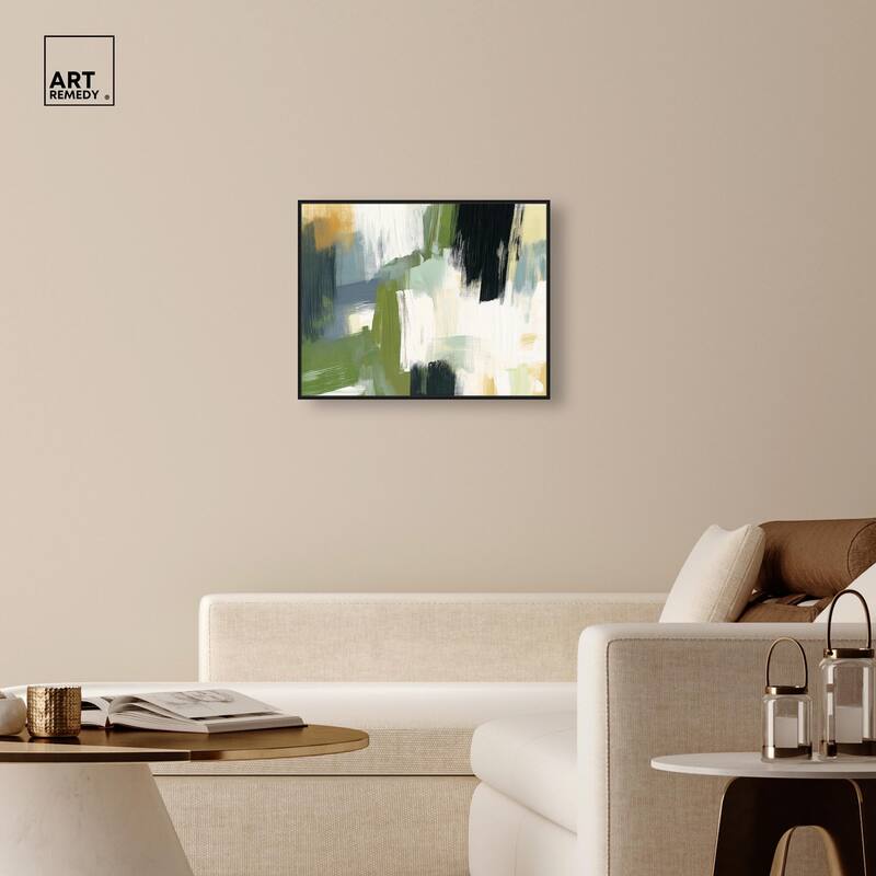 Moss Layers I Canvas by Art Remedy
