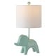 preview thumbnail 13 of 36, SAFAVIEH Kids Lighting 20" Ellie Elephant Lamp - 11.5"x10"x20"