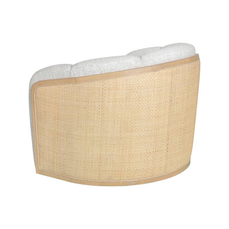 Violet Contemporary Coastal Accent Chair