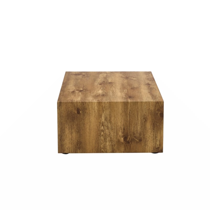 Modern MDF coffee table with wood texture pattern -stylish and durable design