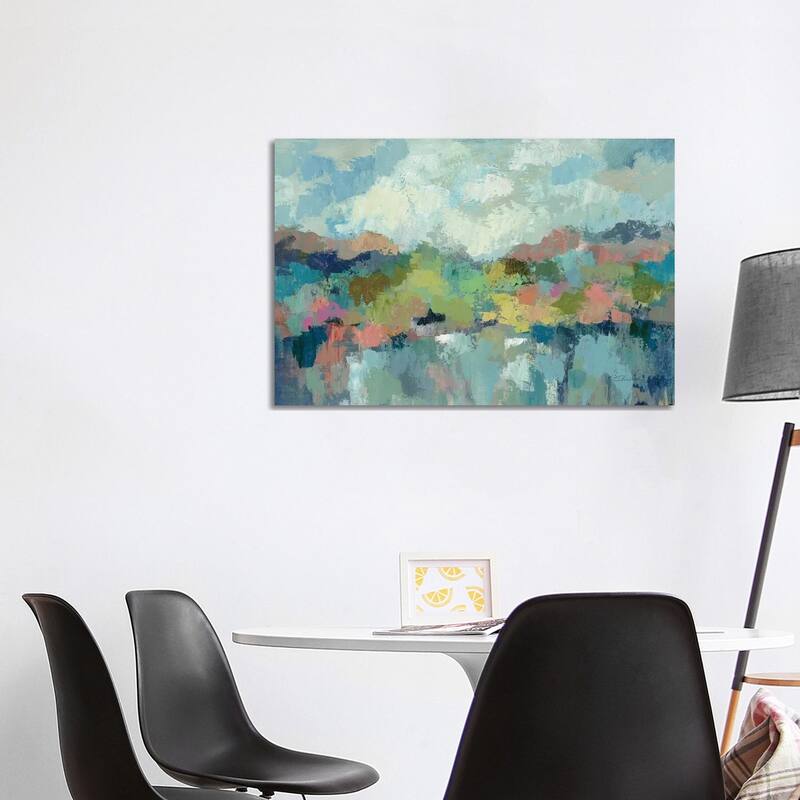 iCanvas "Abstract Lakeside" by Silvia Vassileva Canvas Print - 26x40x1.5