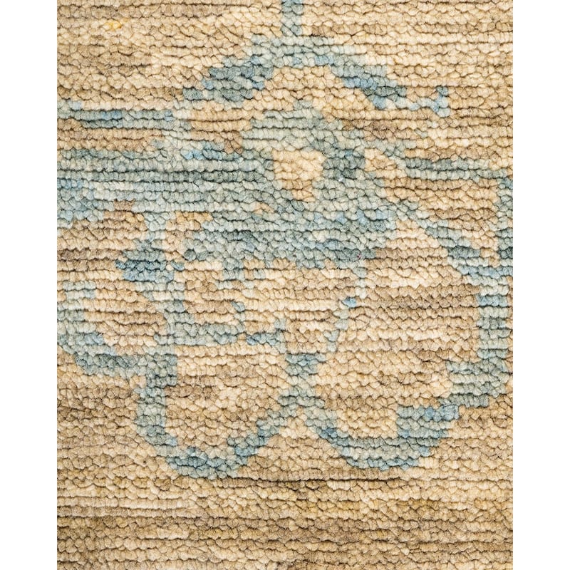 Modern One-of-a-Kind Handmade Area Rug - Brown, 8' 2" x 10' 1" - 8' 2" x 10' 1"