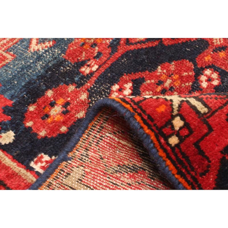 ECARPETGALLERY Hand-knotted Andelz Red Wool Rug - 4'0 x 6'6