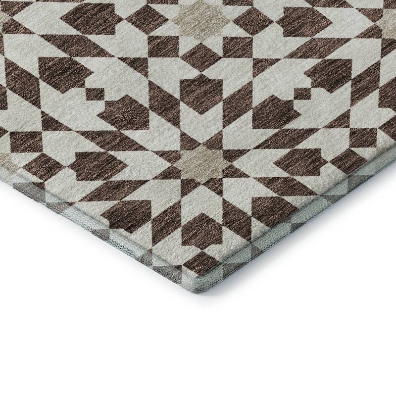 Premium Washable Super Soft Modern Mosaic Mayfield Rug