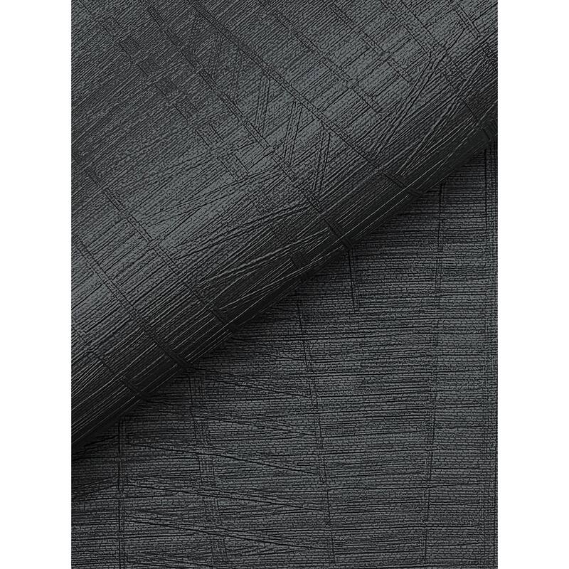 Warner Amir Black Embossed Wallpaper