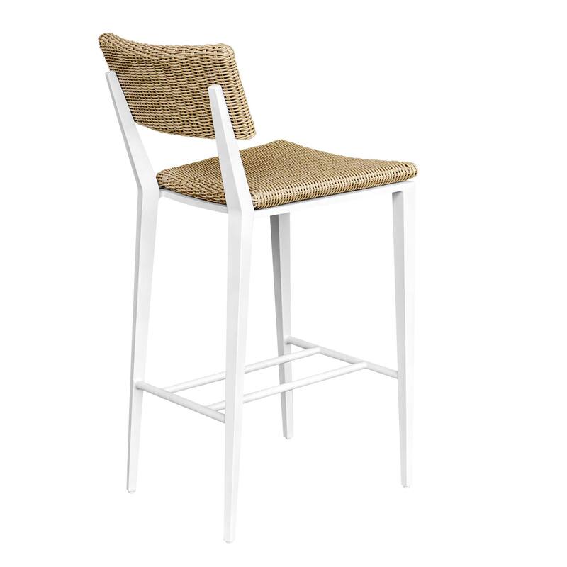 Uttermost Calbas White Outdoor Stool