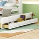 preview thumbnail 15 of 48, Espresso Twin Bed with Trundle, Drawers, and Bookcase Headboard