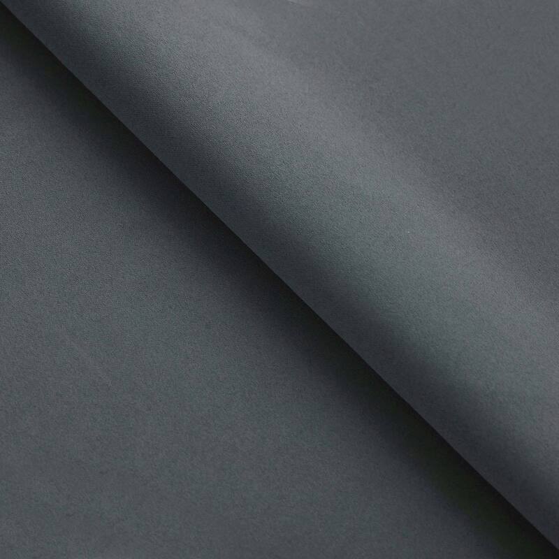 Superior Solid Machine Washable Room Darkening Semi-Blackout Curtains, Set of 2