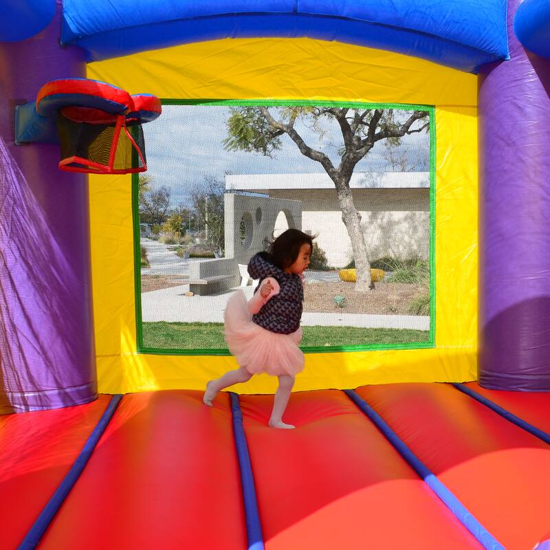 Commercial 12' x 17.5' Bounce House with Slide and Air Blower