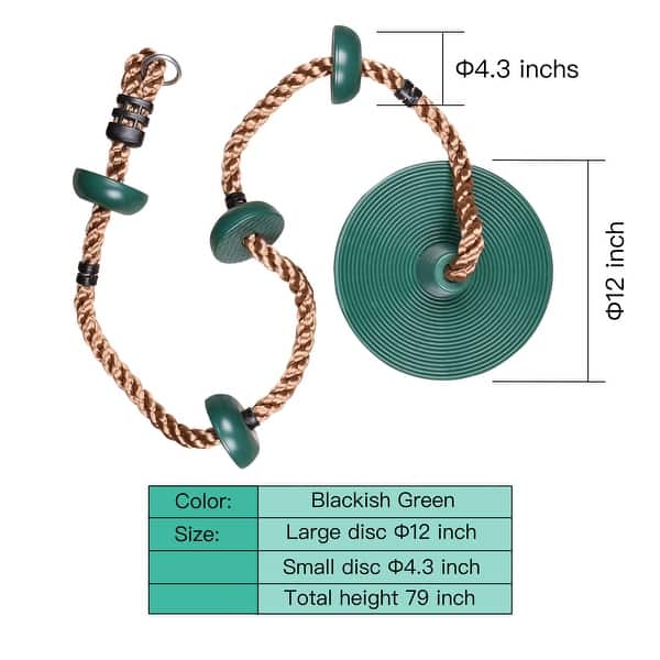 Swing with 2 Hook n Platform n Disc for toddlers - M