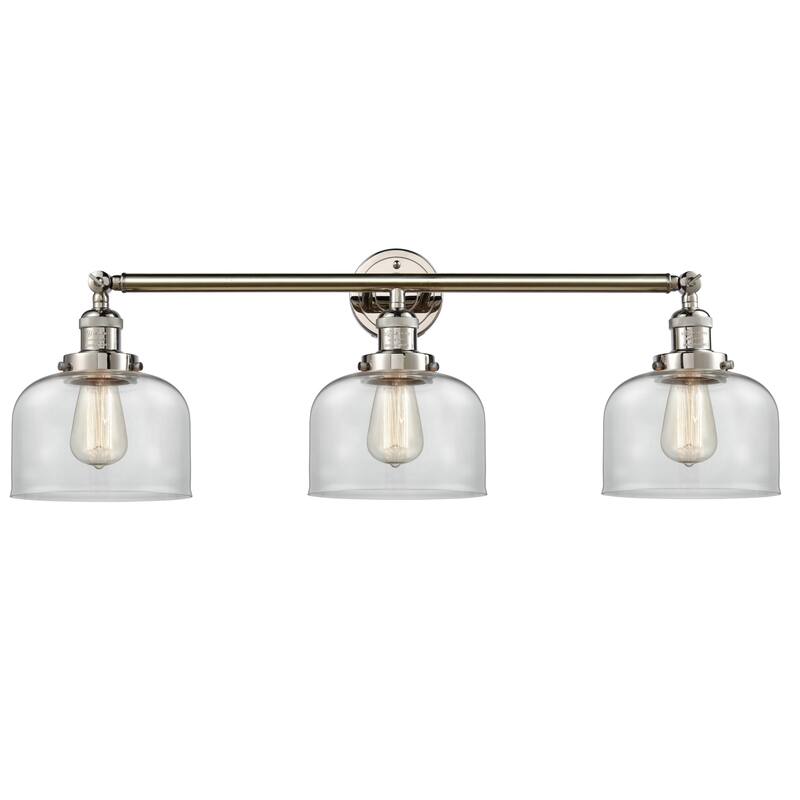 Innovations Lighting Large Bell 3 Light 32" Wide Bathroom Vanity Light