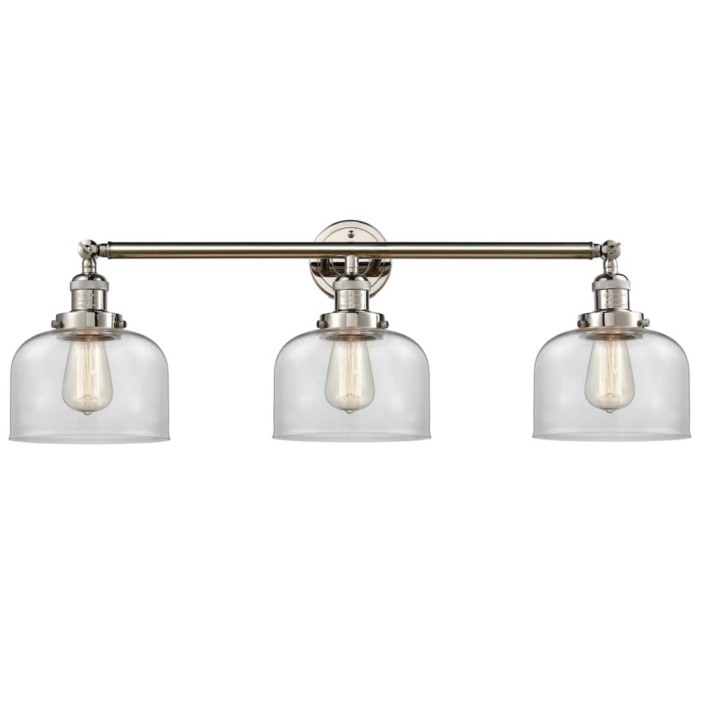 Innovations Lighting Large Bell 3 Light 32" Wide Bathroom Vanity Light
