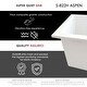 preview thumbnail 17 of 52, STYLISH 22 inch Composite Granite Dual Mount Kitchen Sink - 22" x 17.5" x 8.25"