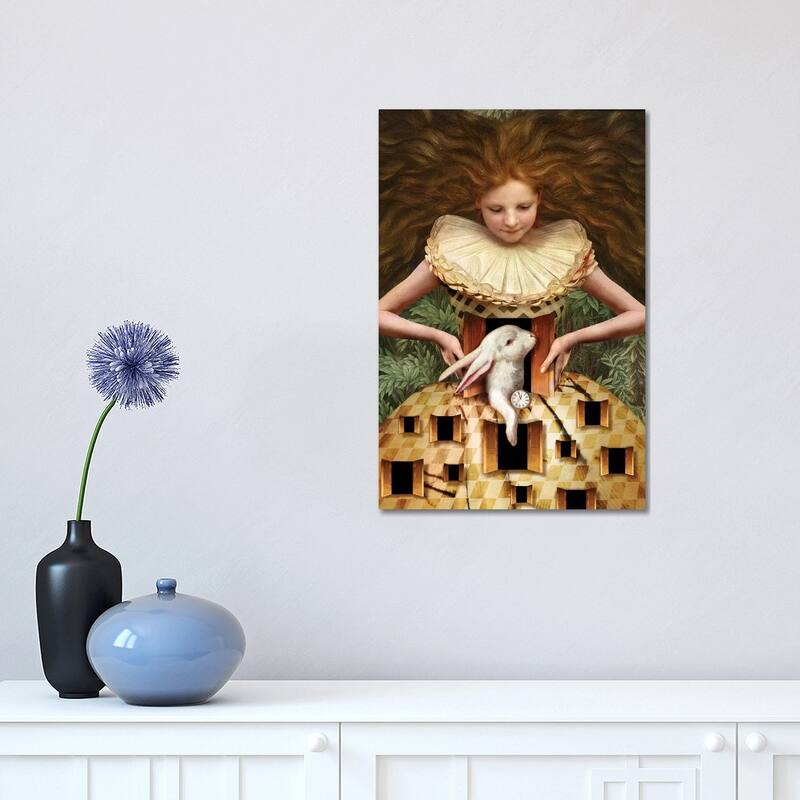iCanvas "Hello Alice" by Catrin Welz-Stein Canvas Print - 18x12x1.5