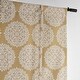 preview thumbnail 5 of 8, Exclusive Fabrics Printed Room Darkening Tie Up Indoor Window Shades Single Curtain (1 Panel)