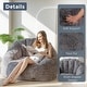 preview thumbnail 8 of 55, Giant Bean Bag Chair,Shell-Shaped Oversized Bean Bag Chair with Fille