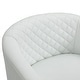 preview thumbnail 27 of 90, Axia Barrel PU Leather Accent Chair with Nailhead Trim