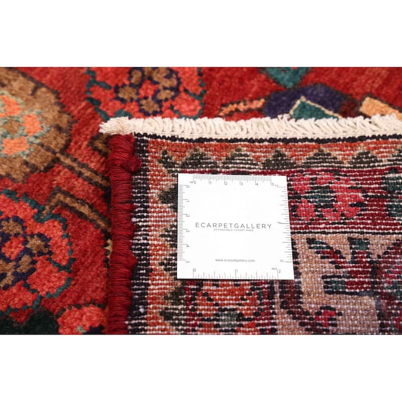 ECARPETGALLERY Hand-knotted Anadol Red Wool Rug - 4'7 x 9'0