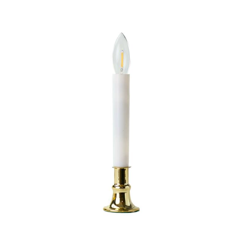 LED Lighted Window Candles with Timer - 9" - Set of 4
