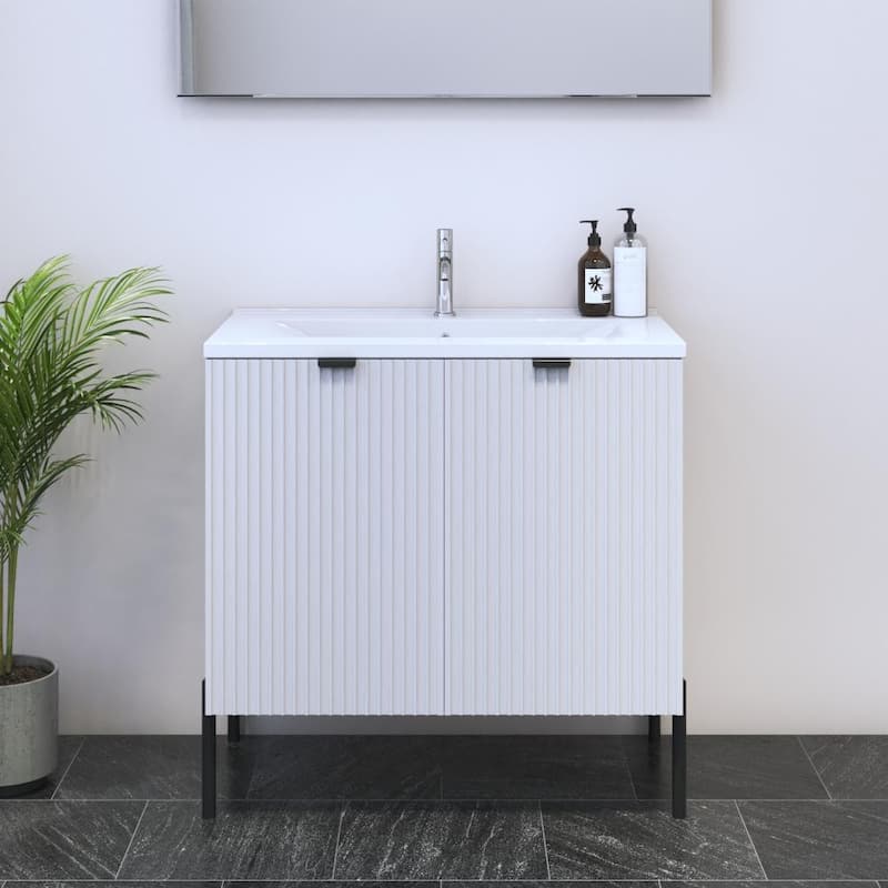 Nicole 2D 80 Floating Bathroom Vanity (32" Width)