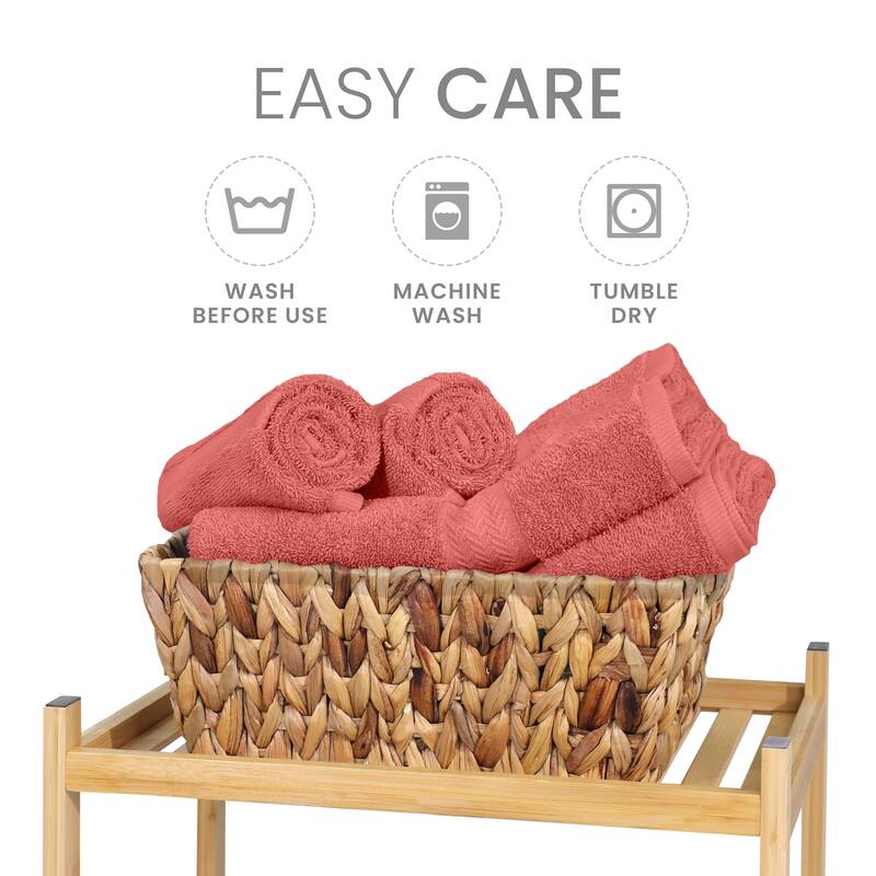 Martex 6 PC 100% Ringspun Cotton Towel Set Highly Absorbent & Soft