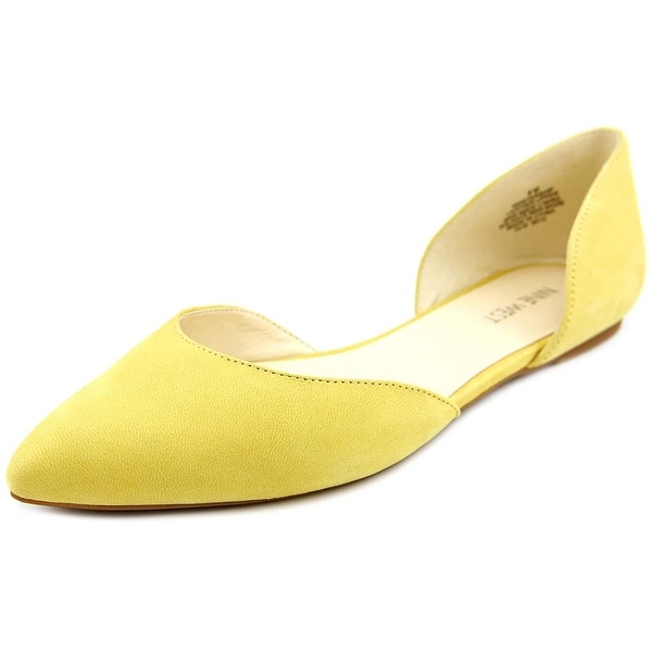 nine west yellow flats