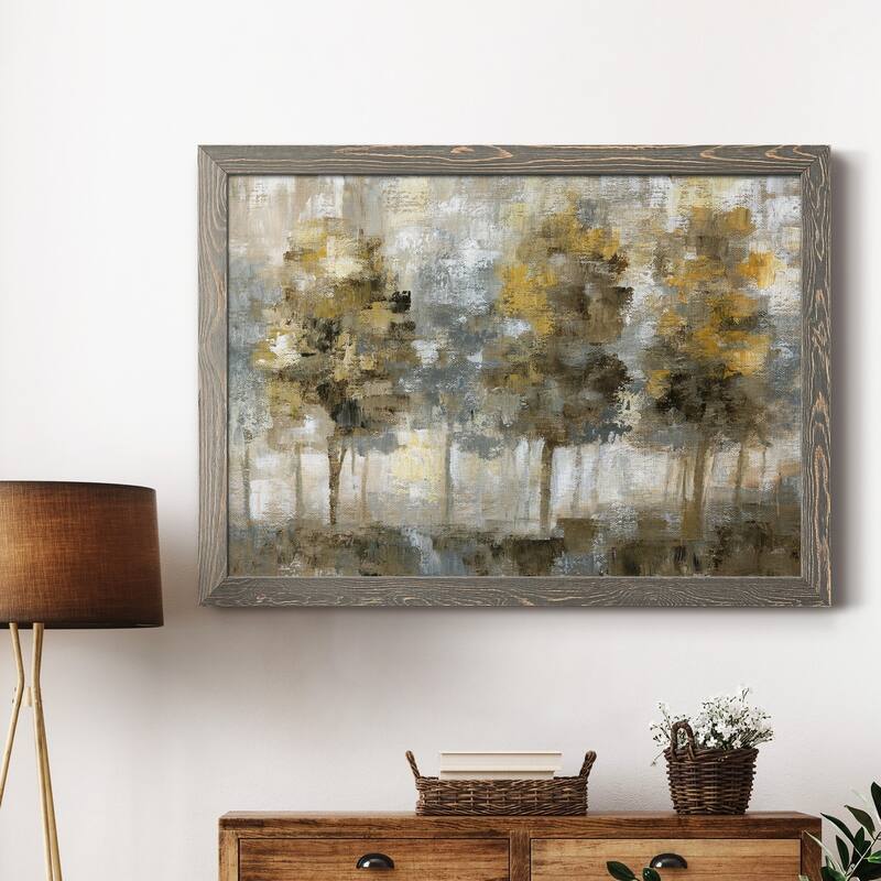 Linen Trees-Premium Framed Canvas - Ready to Hang