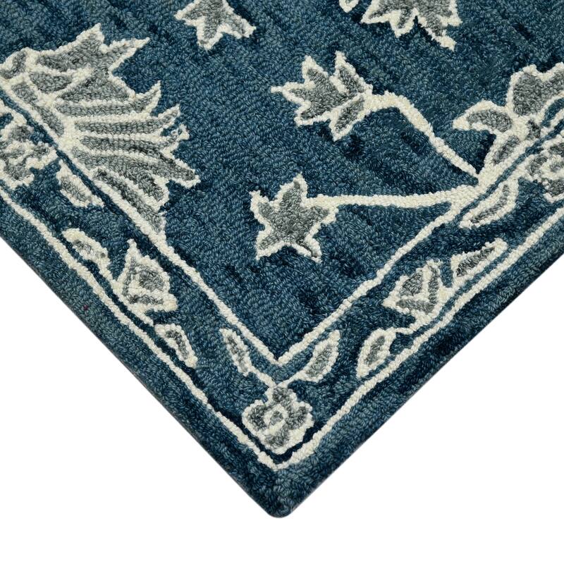 Romesha Hope Hand-Hooked Wool Area Rug