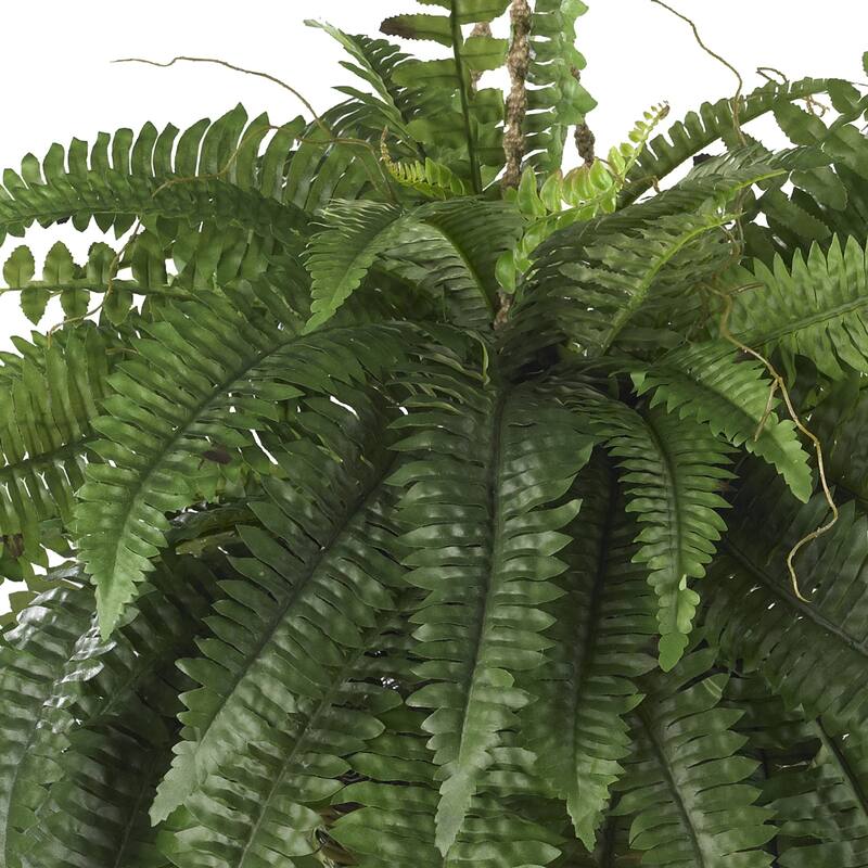 Decorative Fern Hanging Basket Artificial Plants for Home Decor Indoor Greenery & Living Room Plants