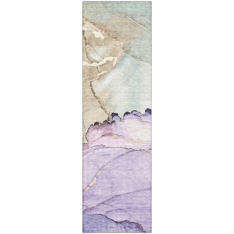 Premium Washable Super Soft Abstract Watercolor Mayfield Rug
