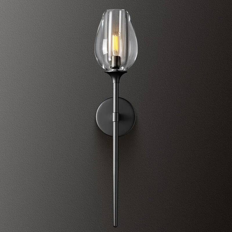 KAYLA Long tulip Wall Sconce