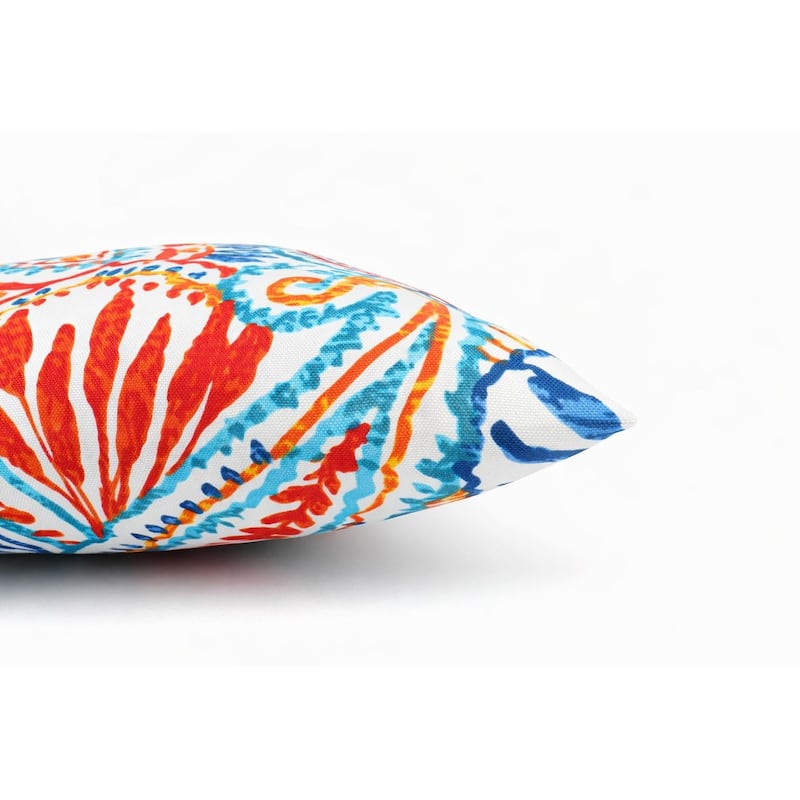 2 Pack Outdoor Throw Pillows, Waterproof & Fade-Resistant Patio Cushions- Soft & Comfortable Decorative Pillow Covers (18x18")