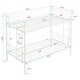 preview thumbnail 12 of 14, Twin over Twin Size Metal Frame Bunk Bed
