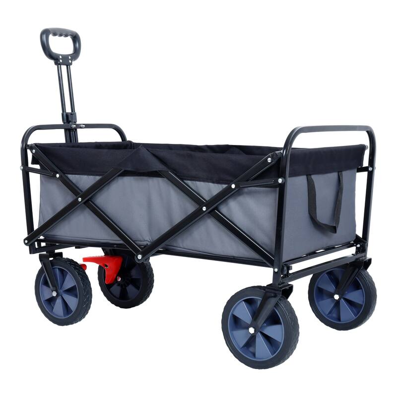 Foldable Hand Cart, Multi-Purpose Garden Cart, 360-Pound Capacity, Heavy-Duty Portable Utility Cart