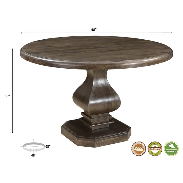 Brisbane Pedestal Dining Table 48"