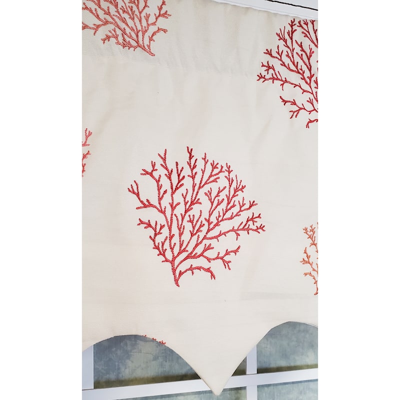 RLF Home Design Deep-Sea Regal Window Valance