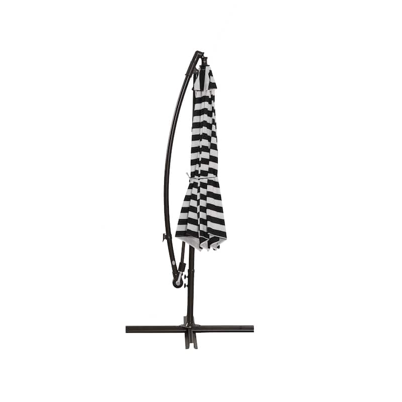 10ft Outdoor Patio Hanging Cantilever Umbrella