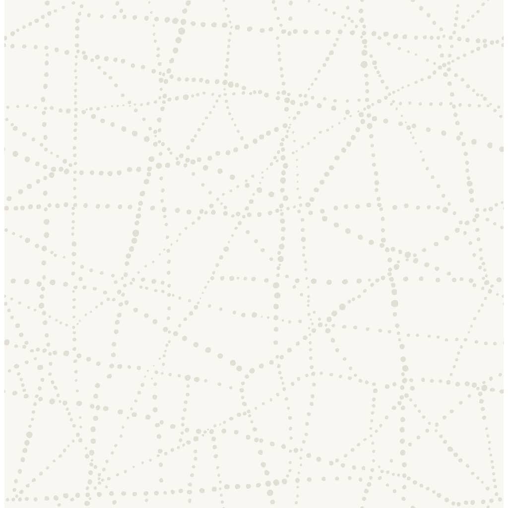 A-Street Prints Alcott Ivory Dotted Wallpaper