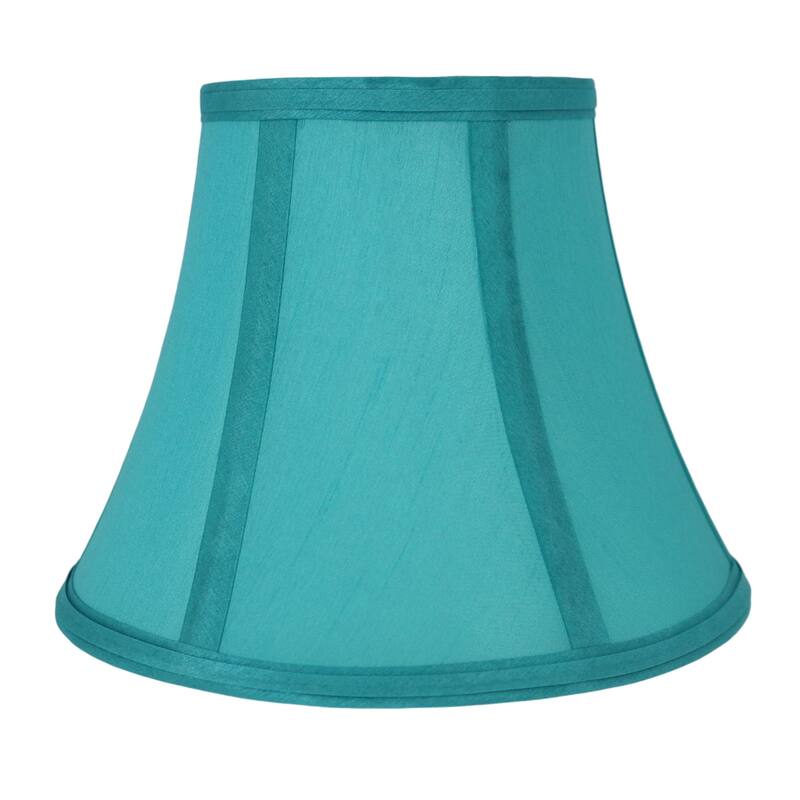 Faux Silk Bell Lamp Shade, 5 inch Top, 9 inch Bottom, 7 inch Slant