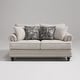 preview thumbnail 5 of 11, Morden Fort Chenille Fabric Loveseat with Rolled Arm and Nailhead Trim