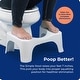 preview thumbnail 3 of 6, Squatty Potty Simple Curve Toilet Stool - White